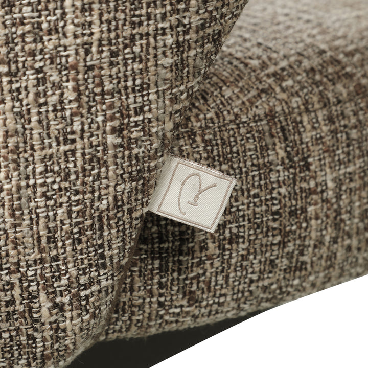 Eetkamer bank Kenzi brown tweed