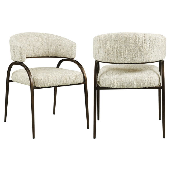 Eetkamerstoel Charda  beige angora