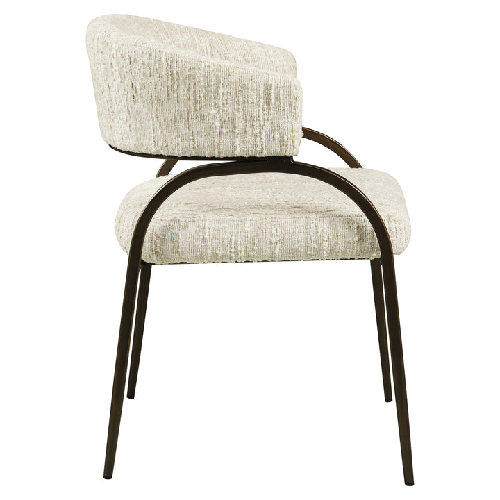Eetkamerstoel Charda  beige angora