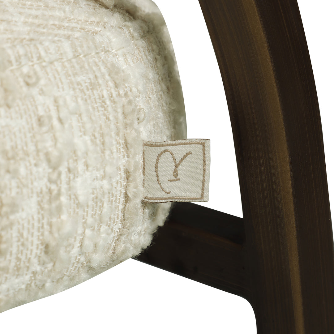Eetkamerstoel Charda  beige angora