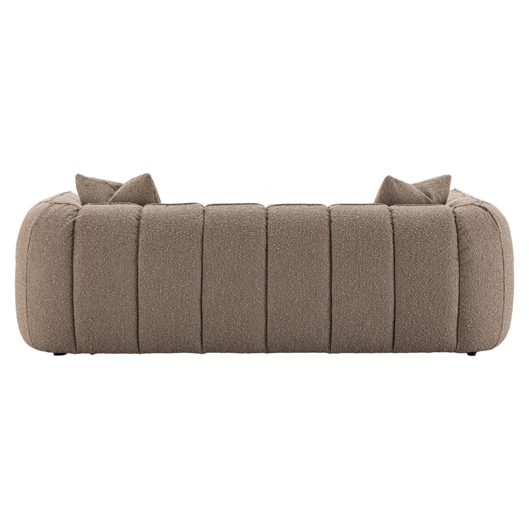 Bank Hogan mocca chunky 3-seater fire retardant