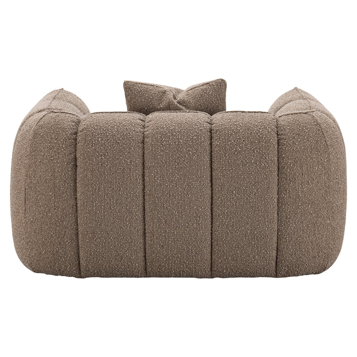 Lounge stoel Hogan mocca chunky fire retardant