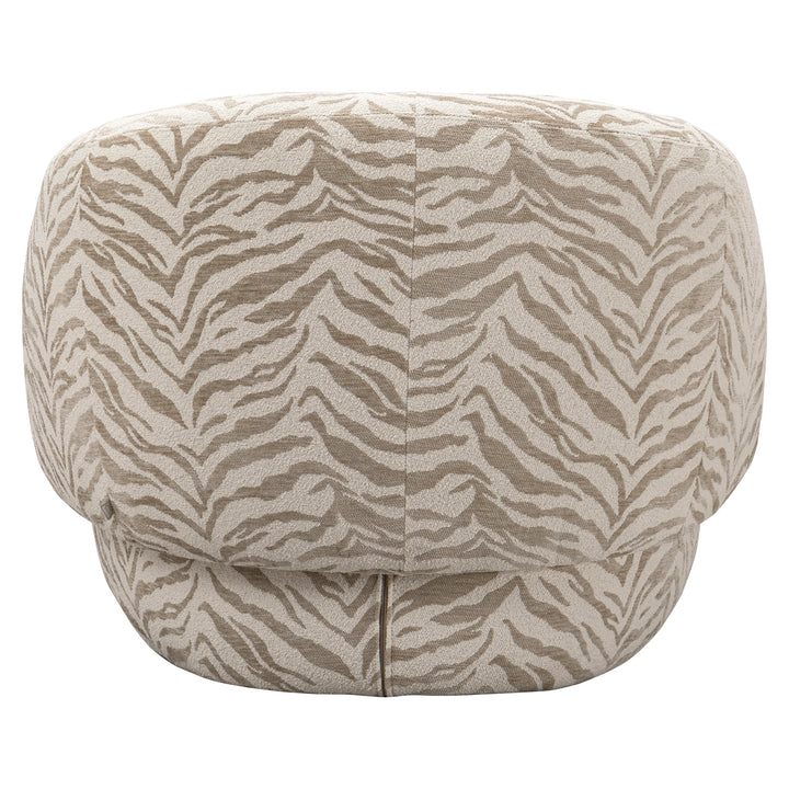 Lounge stoel Milano beige tiger
