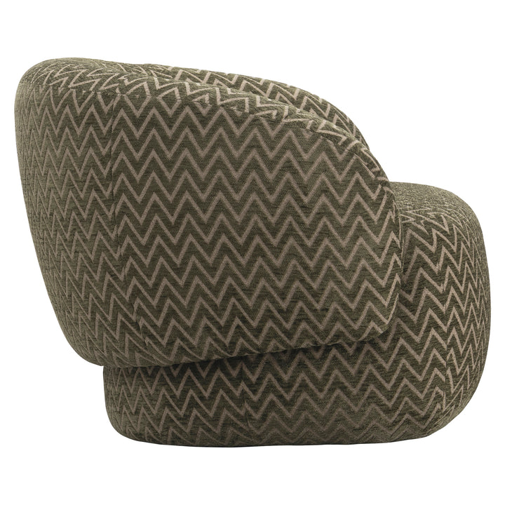 Lounge stoel Milano moss chevron