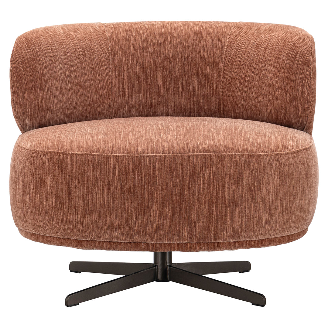 Lounge stoel Lauren be straight mocha mousse swivel