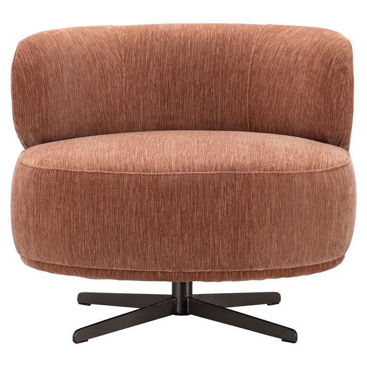 Lounge stoel Lauren be straight mocha mousse swivel