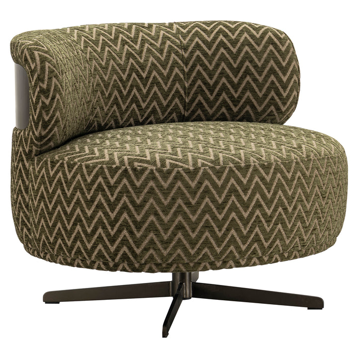 Lounge stoel Lauren moss chevron swivel