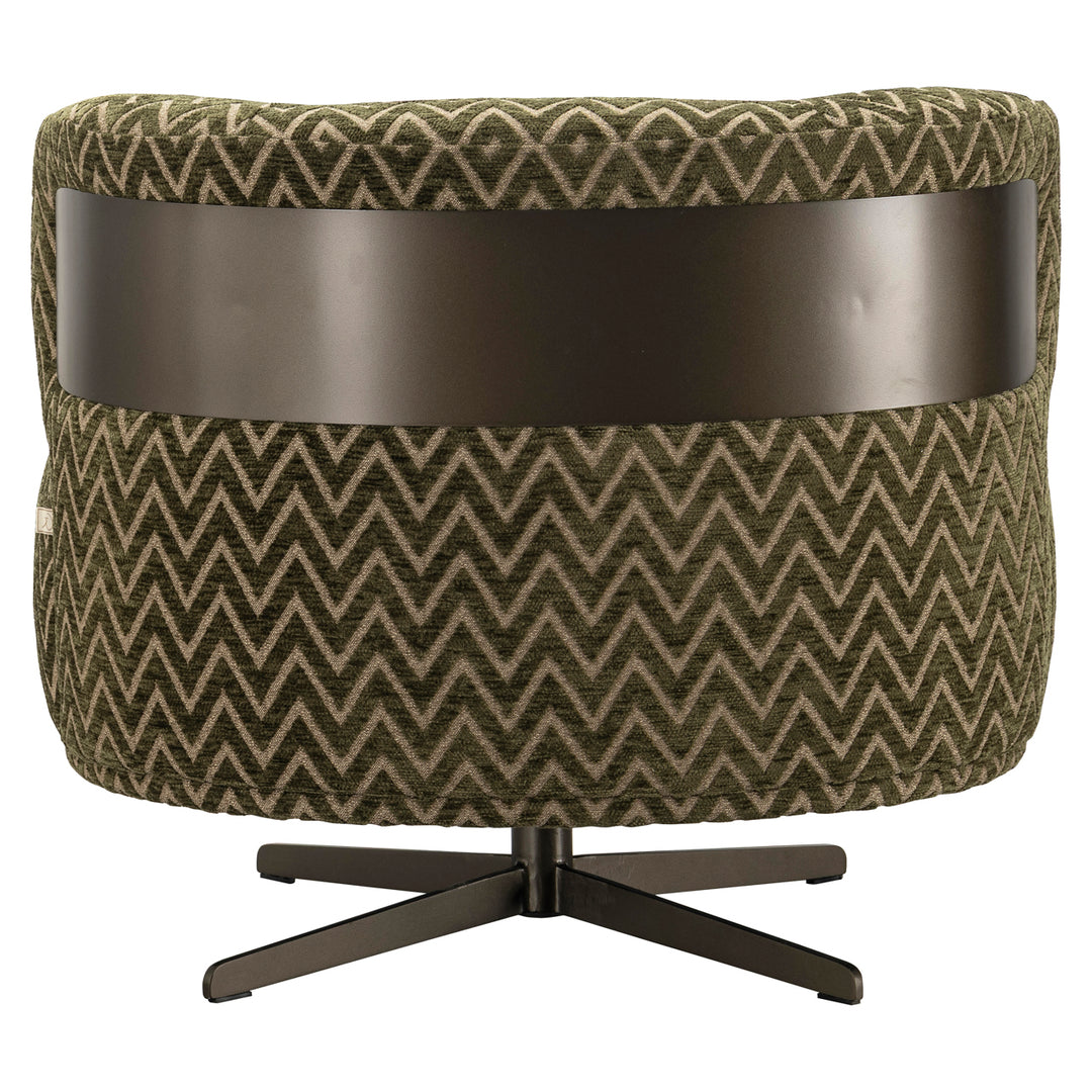 Lounge stoel Lauren moss chevron swivel