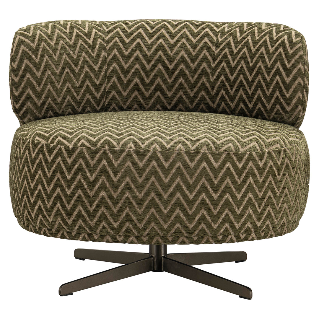 Lounge stoel Lauren moss chevron swivel