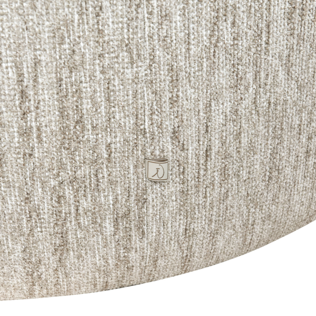 Bank Angusto natural softweave lounge left