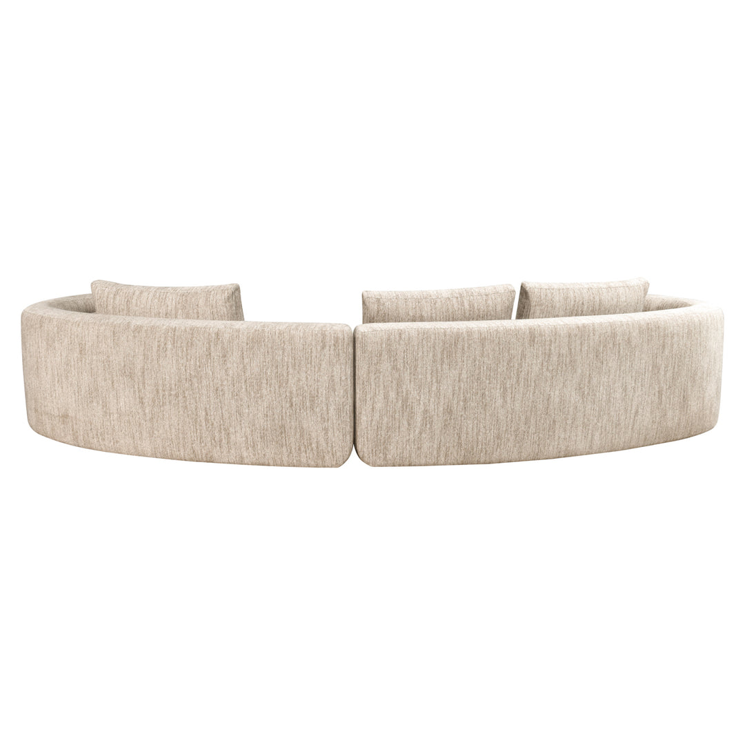 Bank Angusto natural softweave lounge right