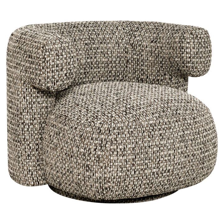 Lounge stoel Talley cobblestone swivel