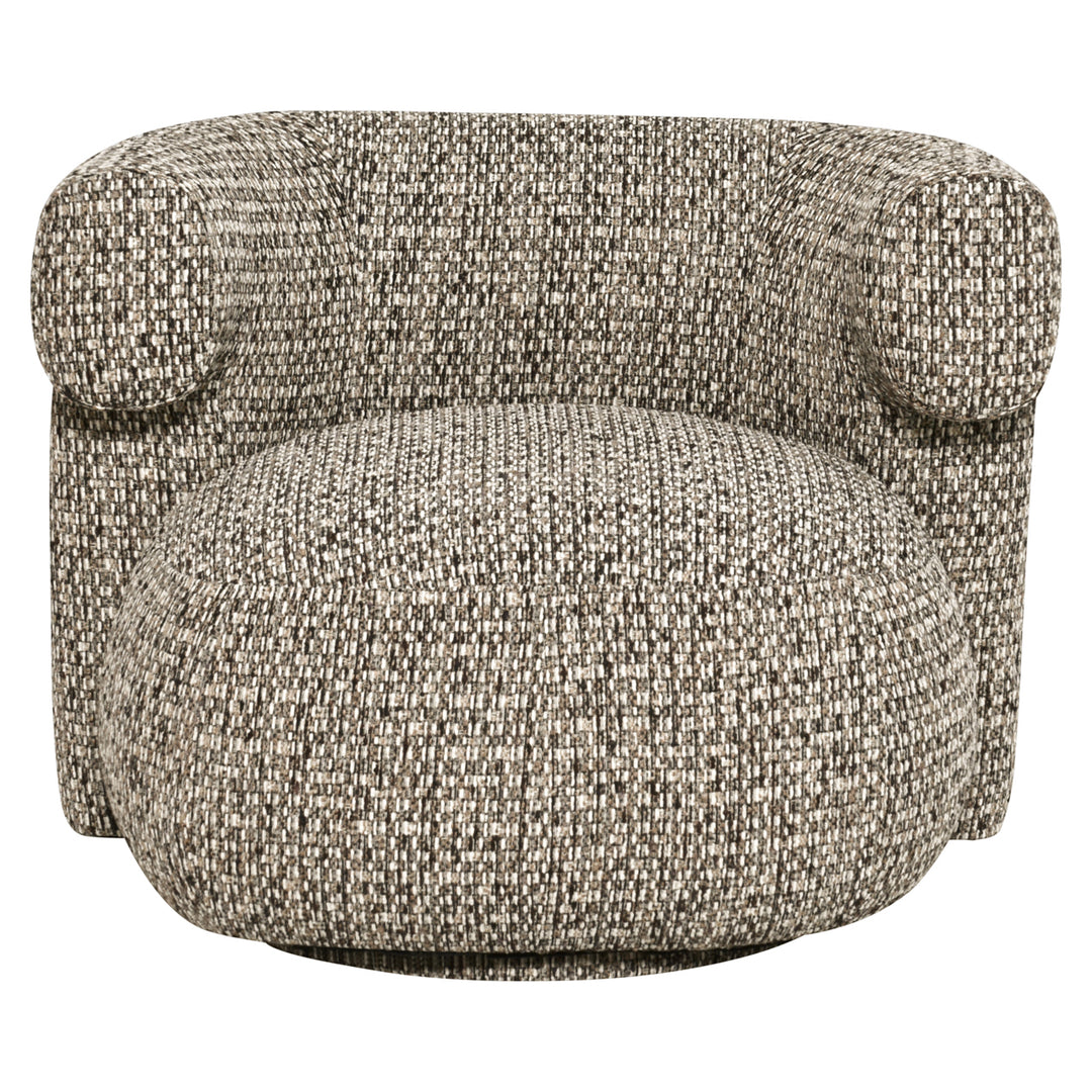 Lounge stoel Talley cobblestone swivel