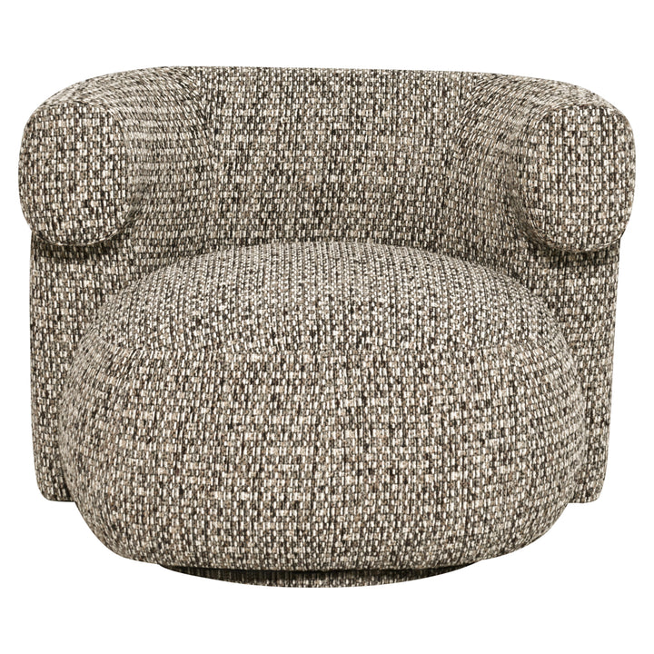 Lounge stoel Talley cobblestone swivel