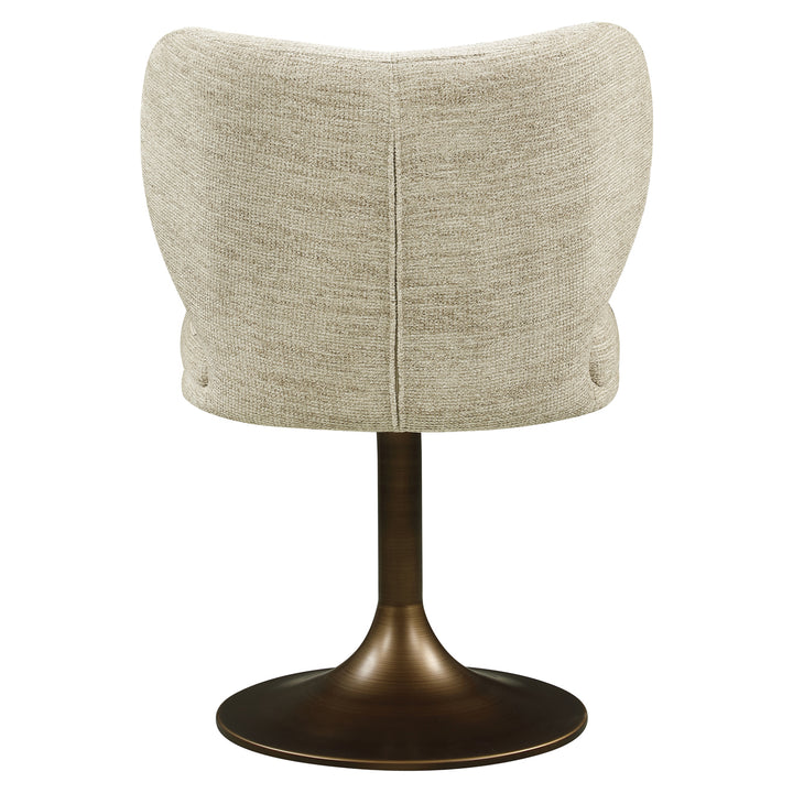 Eetkamerstoel Amely natural softweave swivel