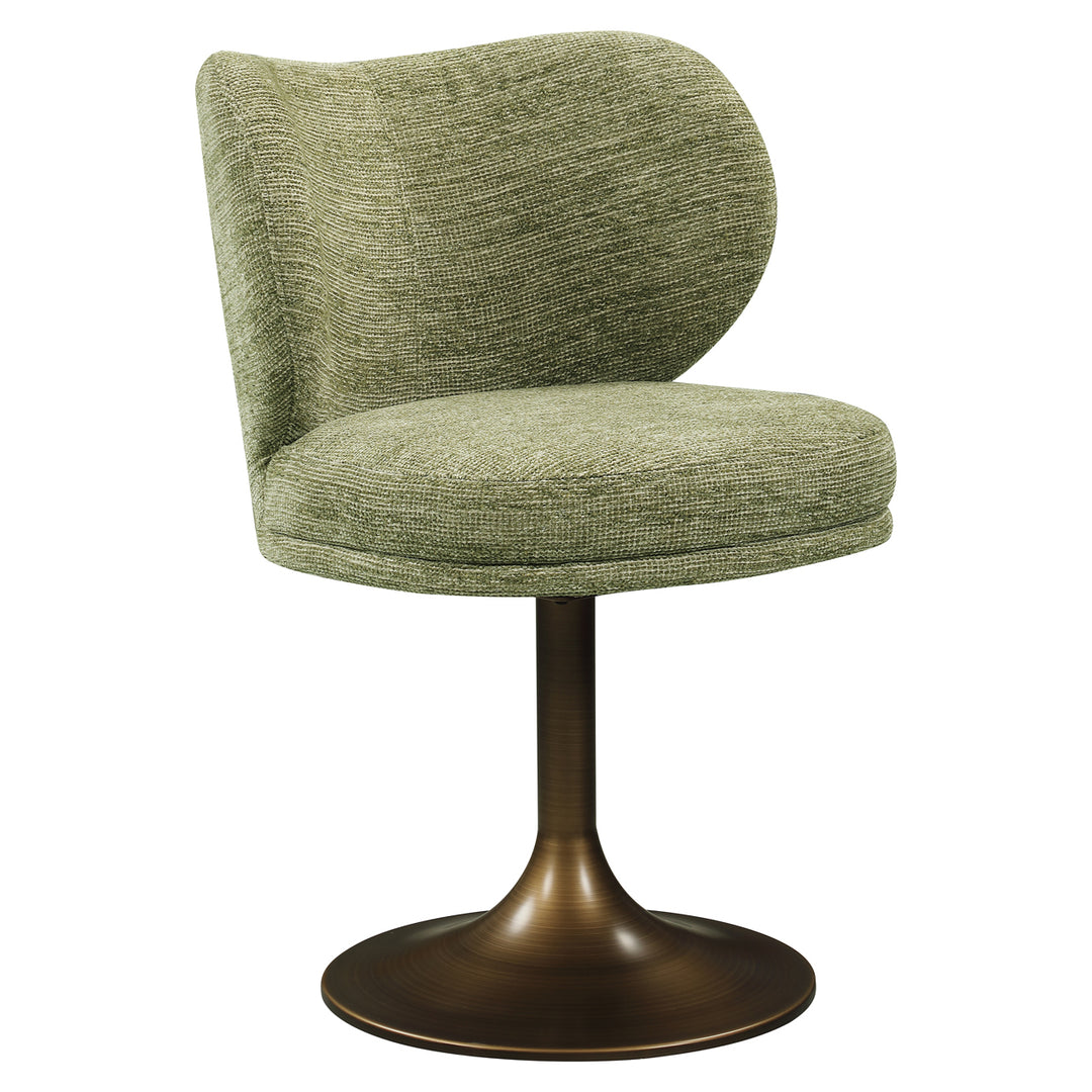 Eetkamerstoel Amely pistache softweave swivel
