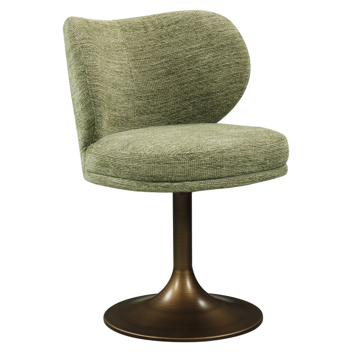 Eetkamerstoel Amely pistache softweave swivel