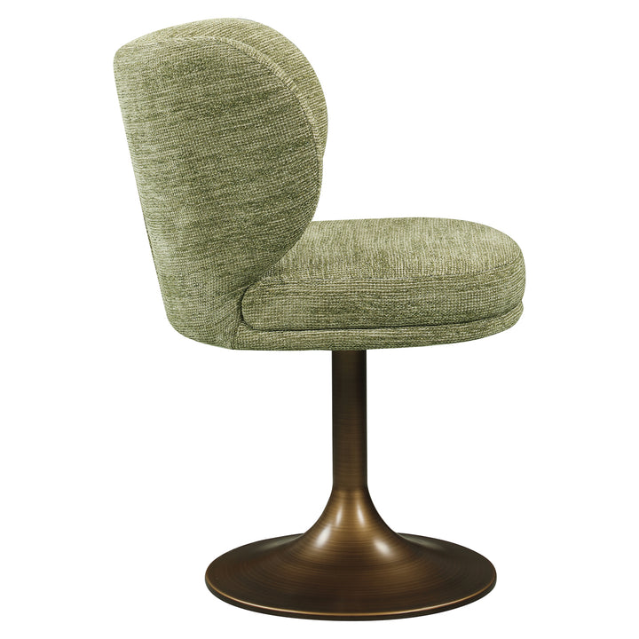 Eetkamerstoel Amely pistache softweave swivel