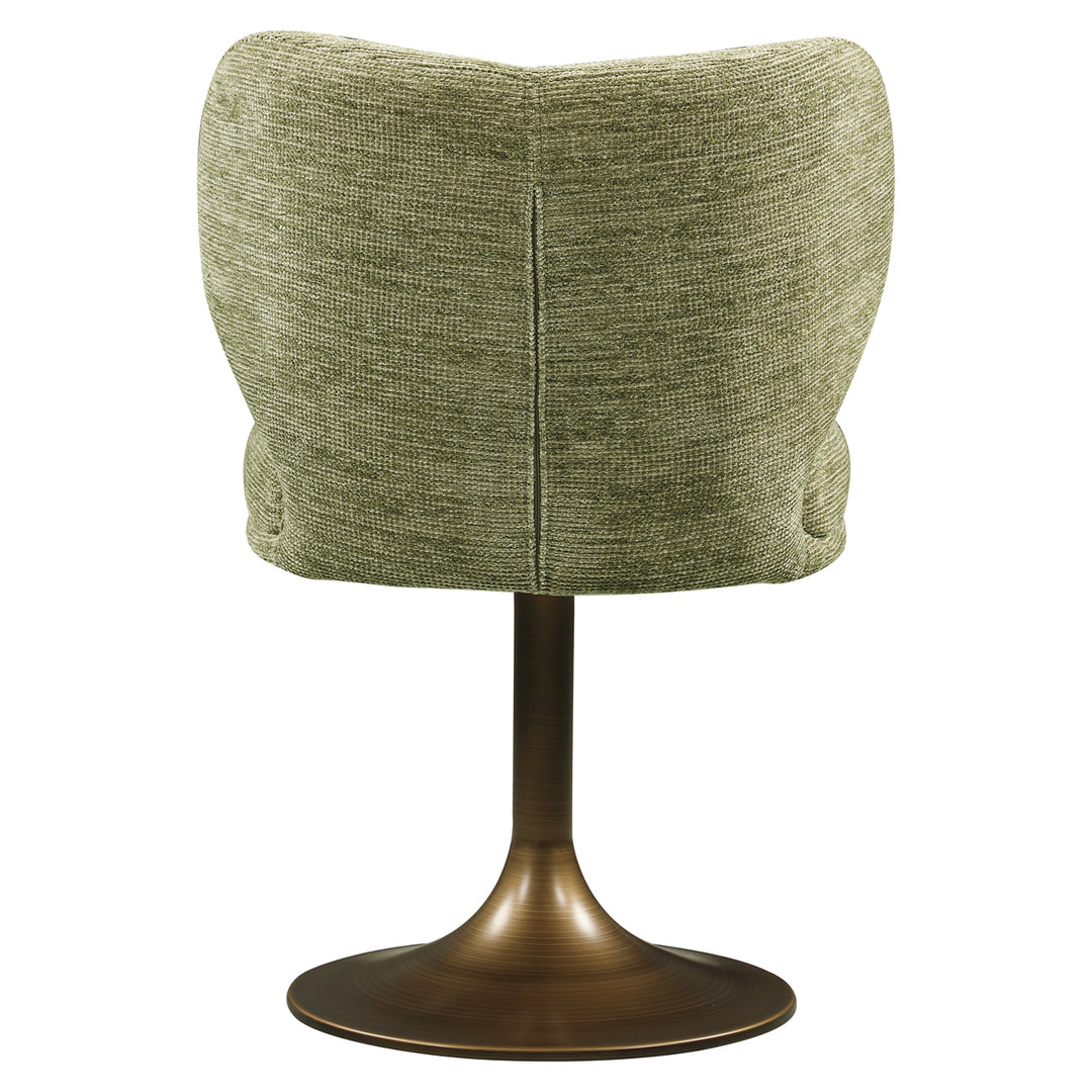 Eetkamerstoel Amely pistache softweave swivel