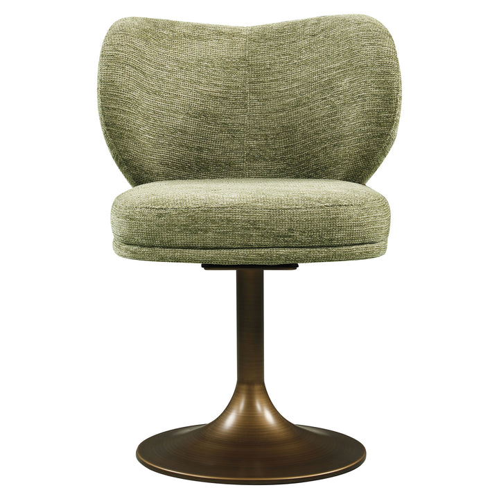Eetkamerstoel Amely pistache softweave swivel