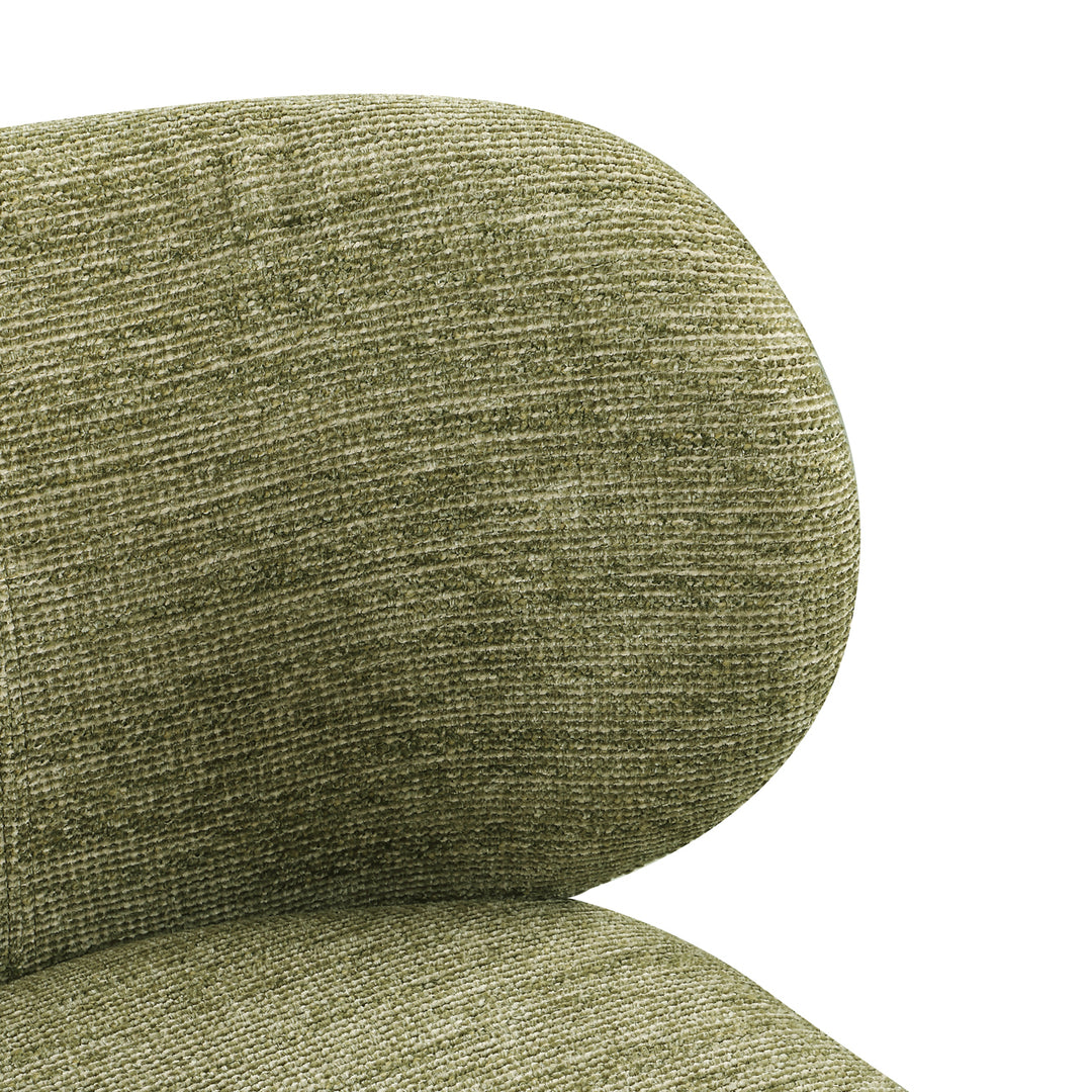 Eetkamerstoel Amely pistache softweave swivel