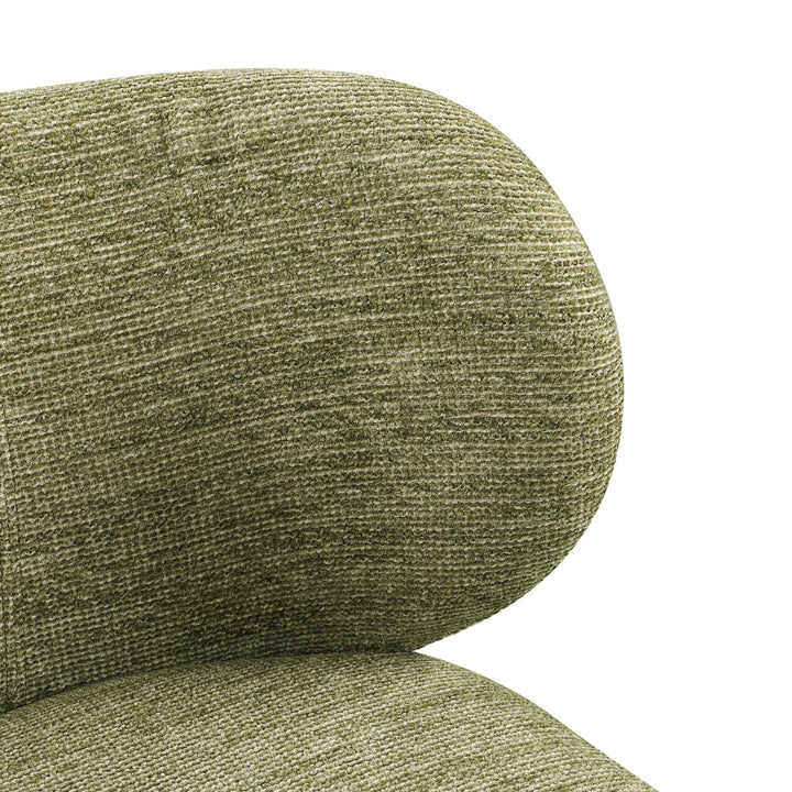 Eetkamerstoel Amely pistache softweave swivel