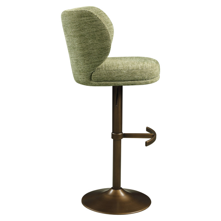Barstoel Amely pistache softweave swivel