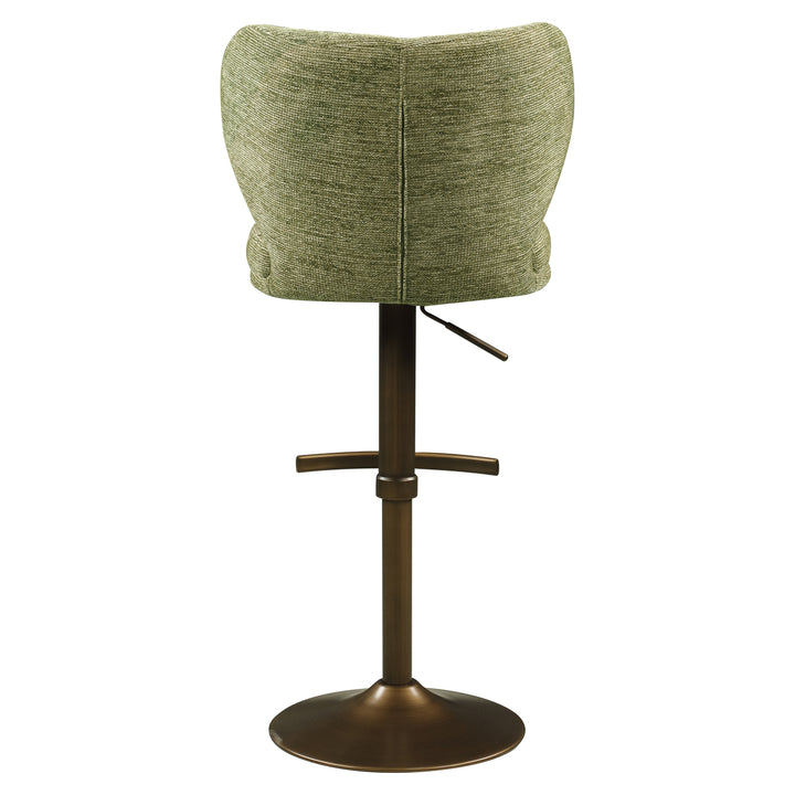 Barstoel Amely pistache softweave swivel