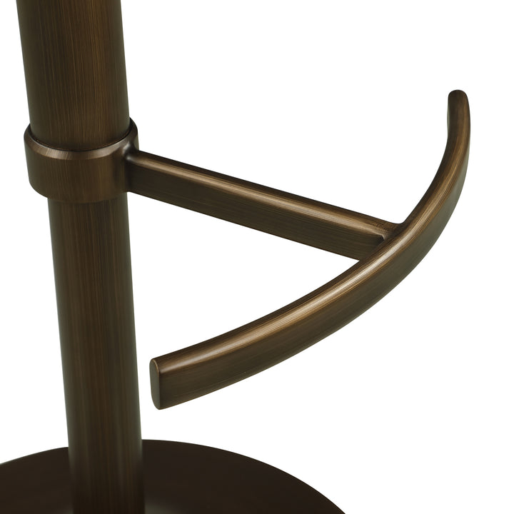 Barstoel Amely pistache softweave swivel