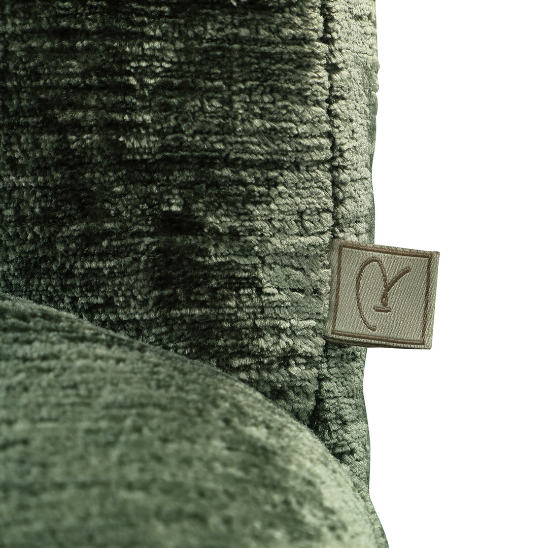 Eetkamerstoel Cassi sage chenille swivel