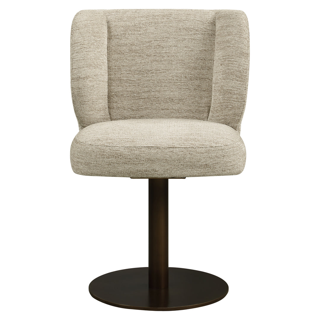 Eetkamerstoel Fiona natural softweave swivel