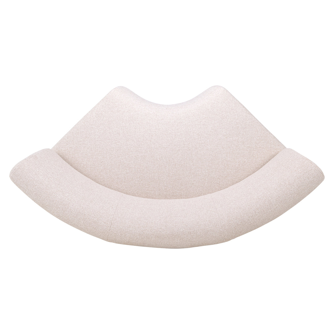 Eetkamer bank Sorrobon cayenne ecru round - fully upholstered