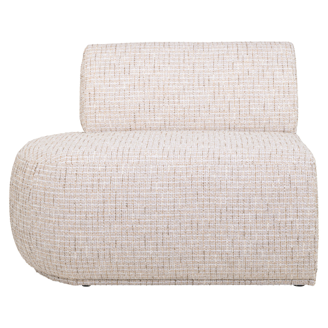 Eetkamer bank Sorrobon trendy cream open end left straight