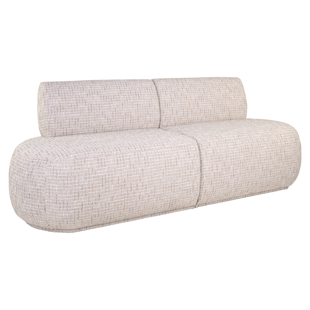 Eetkamer bank Sorrobon trendy cream open end left straight