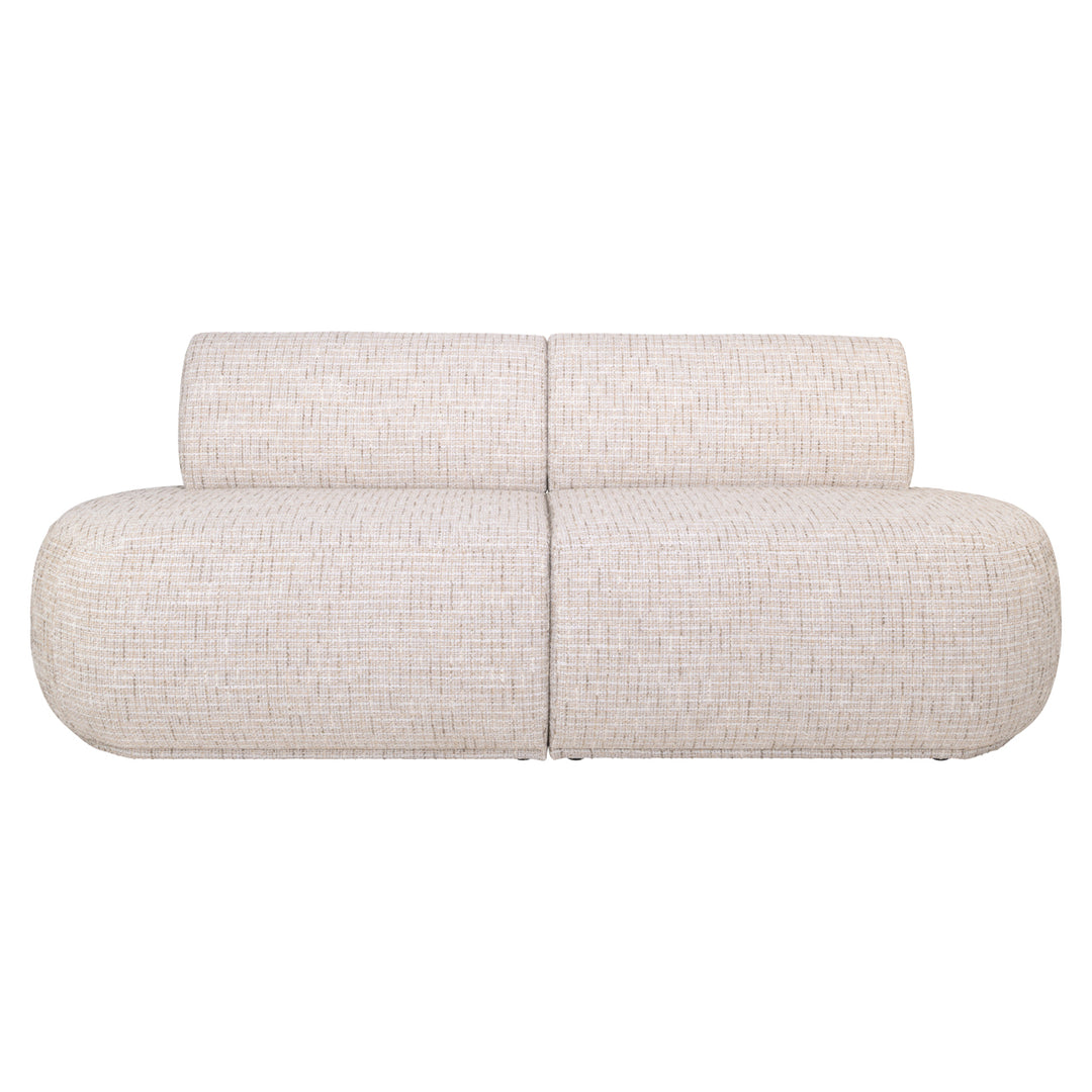 Eetkamer bank Sorrobon trendy cream open end right straight