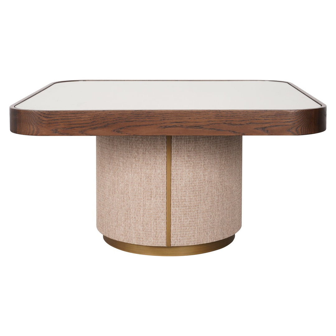 Salontafel Willox beige  including glass (Set of 2)