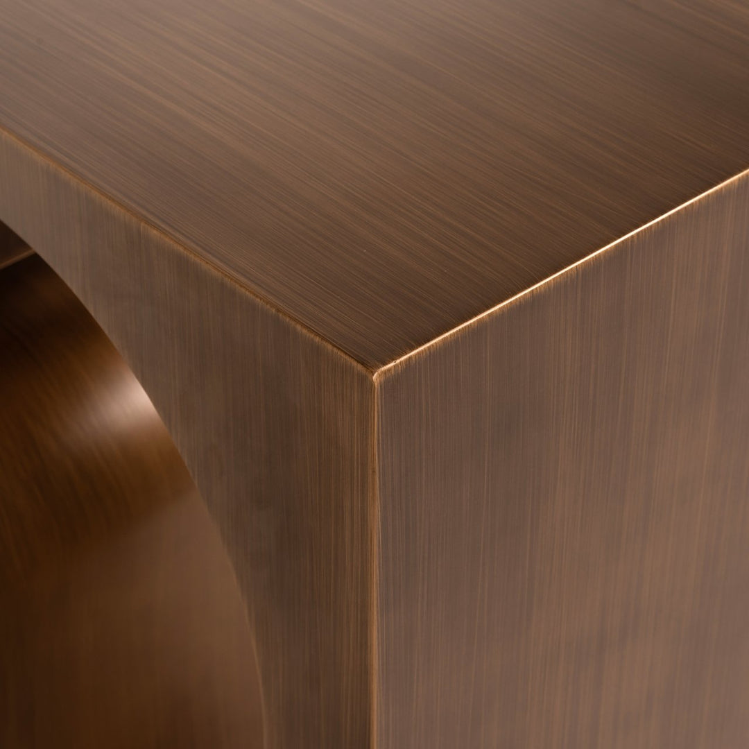 Console Alexander Jones brushed gold (Lugano)