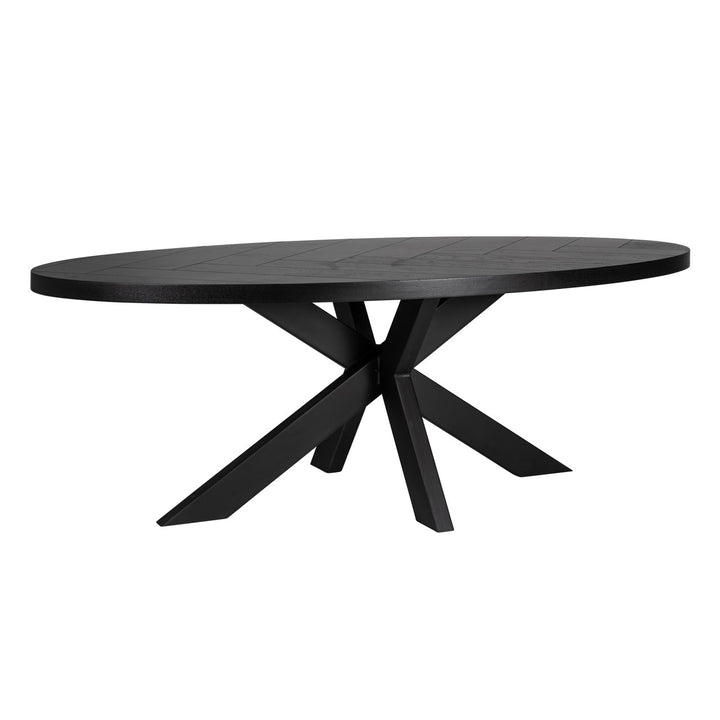 Eettafel Spider black base