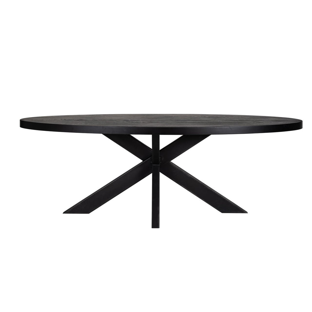 Eettafel Spider black base