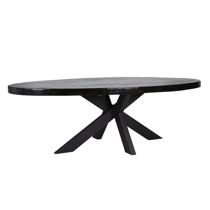 Eettafel Spider black base
