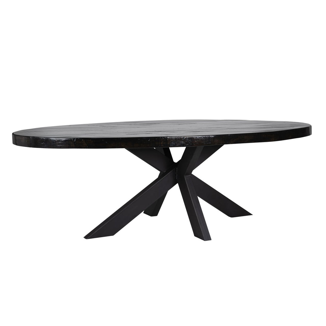 Eettafel Spider black base