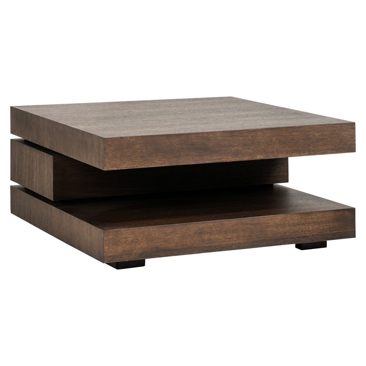 Salontafel Oakura brown 90x90