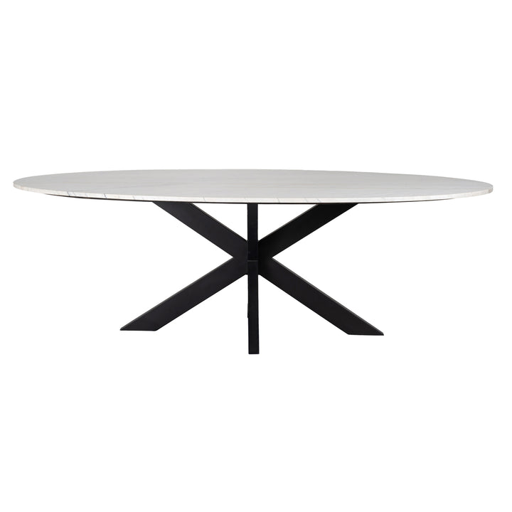 Eettafel Lexington white oval 230
