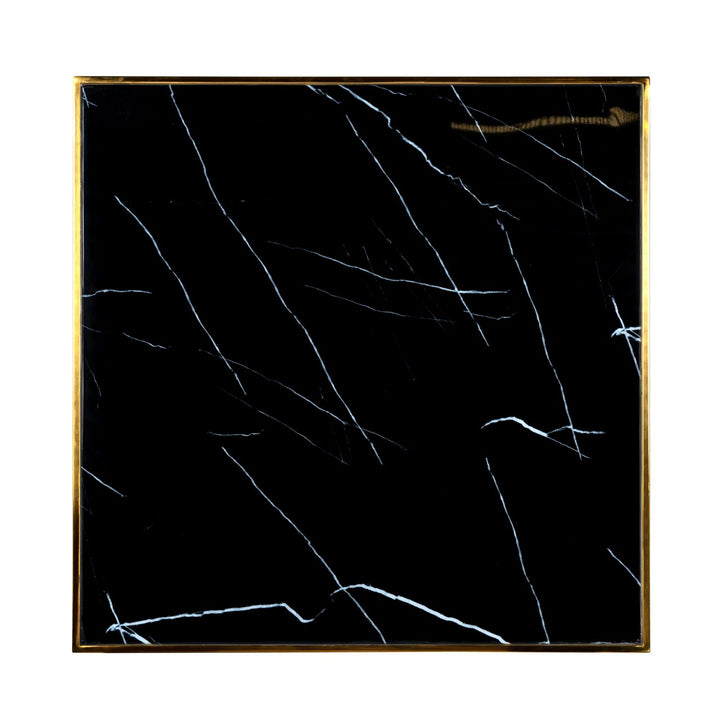 Bistrotafel Can Roca black/gold 70x70