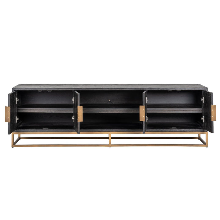 TV-meubel Blackbone Brass black rustic 200