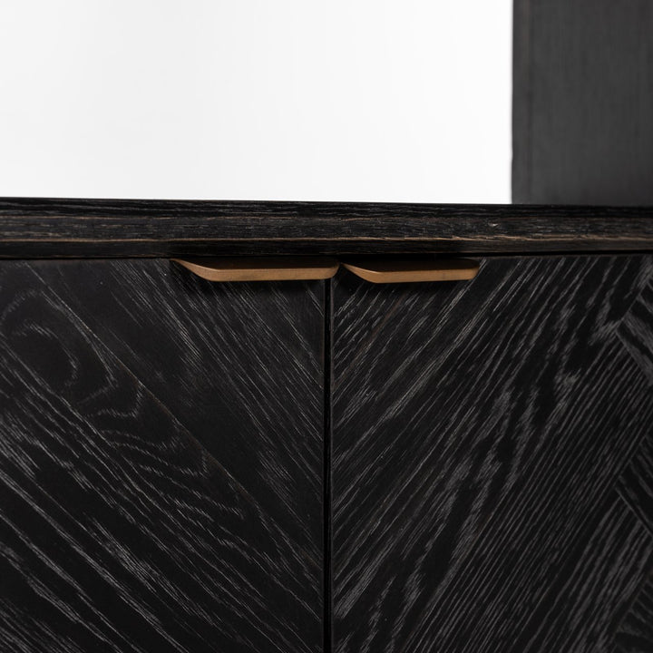 Wandkast Blackbone Brass black rustic