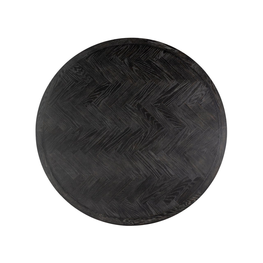 Eettafel Blackbone Brass black rustic 140Ø
