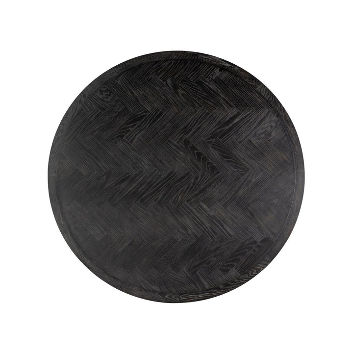 Eettafel Blackbone Brass black rustic 140Ø