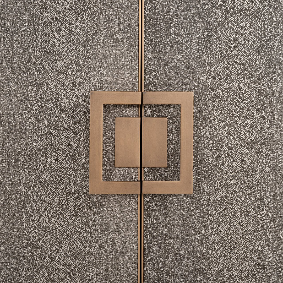 Dressoir Bloomville brass shagreen