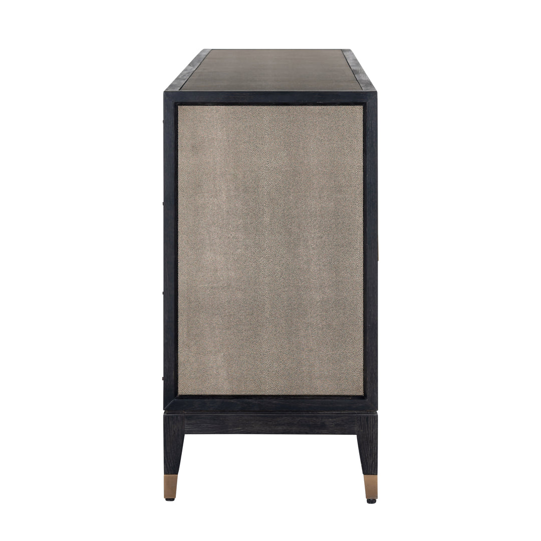 Dressoir Bloomville brass shagreen